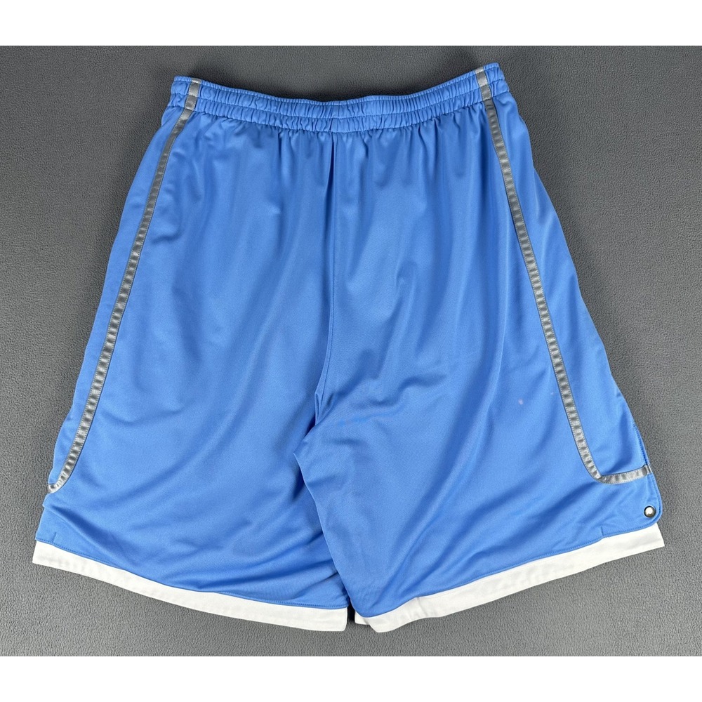 Air Jordan Shorts Mens 2XL Blue UNC Jumpman Basketball Baggy Lounge Vintage Y2K - Picture 3 of 13